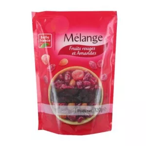 Mélange Fruits Rouges Et Amandes 120g - BELLE FRANCE
