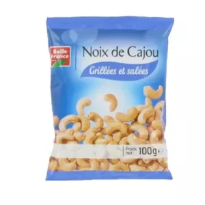 Noix De Cajou Grillée Salée 100g - BELLE FRANCE
