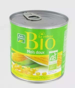 1x2 Milho Doce 285g Bio - BELLE FRANCE
