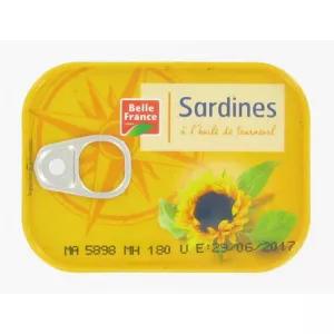 Sardines à L'huile De Tournesol 135g - BELLE FRANCE