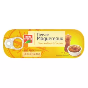 Makrelenfilet mit altmodischer Senfsauce 169g - BELLE FRANCE
