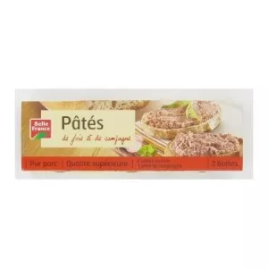 Pâtes De Foie Et De Campagne 3x78g - BELLE FRANCE