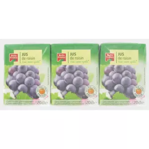 Juisi safi ya zabibu 6x20cl - BELLE FRANCE