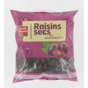 Raisin Sec Sultanine 250g - BELLE FRANCE