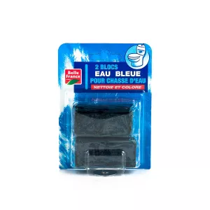 Blauer Wasserspülblock 2x50g - BELLE FRANCE