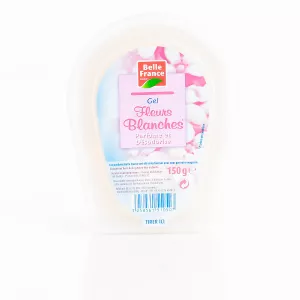 Gel Ambientador Flores Blancas Envase 150g - BELLE FRANCE