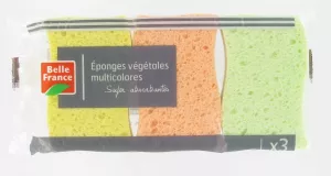 Eponge Végétale Multicolores X 3 - BELLE FRANCE
