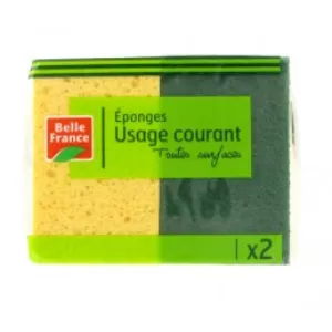 Eponge Grattante Usage Courant X 2 - BELLE FRANCE