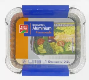 Barquette Aluminium 10*0,5L - BELLE FRANCE