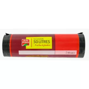 Sacs Pour Poubelle Haute Avec Liens 10*50l - BELLE FRANCE