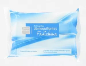 Lingettes Démaquillantes Peaux Normals X25 - BELLE FRANCE