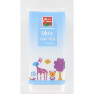 Coton Maxi Carré Douceur X 80 - BELLE FRANCE