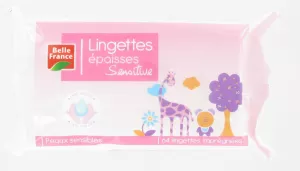 Lingette épaisse Sens Peaux Sensibles X64 - BELLE FRANCE