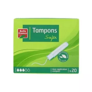 Super Tampões Com Aplicador X20 - BELLE FRANCE
