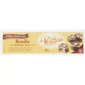 Brasilia Swiss Cookies x 20 100g - Les DÉlices De Belle France