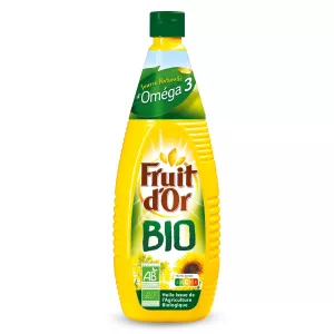 1L biologische zonnebloemolie - FRUIT D'OR