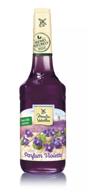 Sirop Violette bouteille 70cl - MOULIN DE VALDONNE