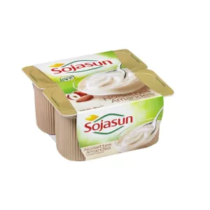 Yaourt noisettes/ amandes 4x100g - SOJASUN