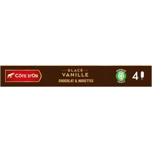 Hazelnut maziwa vanilla ice cream x4 - CÔTE D'OR