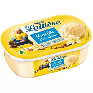 Glace vanille Bourbon 490g -  LA LAITIERE