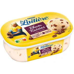 490g de ron helado de ron - La Laitiere