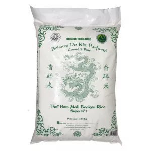 Brisure De Riz Parfumé Thaï Super N°1 Cassé 2 Fois 20kg - RIZ DU MONDE