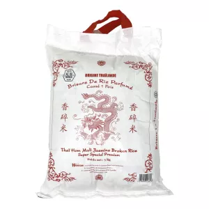 Arroz Tailandês Super Especial com Sabor Quebrado Quebrado 1 Vez 5kg - RIZ DU MONDE