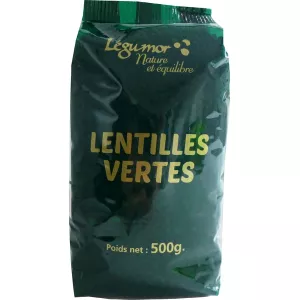 Lentilles Vertes 500g - LÉGUMOR