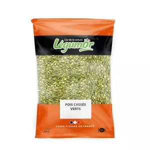 Pois Cassés Vert 5kg - LÉGUMOR