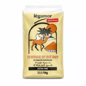 Semoule Ble Extra Fine 1kg - LÉGUMOR