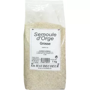 Semoule Orge Grosse Concassé 1kg - SAMIA