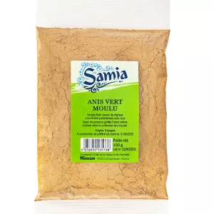 Ground Green Anise 100g - SAMIA