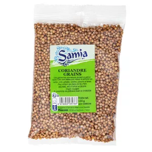 Cilantro Gros Granos 100g - SAMIA