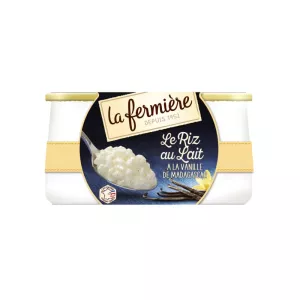 バニラミルクライス2x160g - LA FERMIERE