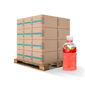 مشروب الفراولة وناتا دي كوكو 32 سنتيلتر × 24 - MOGU MOGU