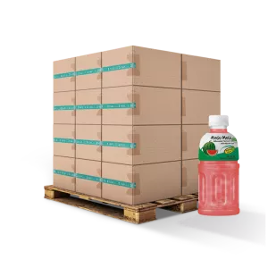 مشروب كريمة البطيخ وجوز الهند 32 سنتيلتر X24 - MOGU MOGU