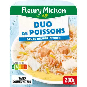 Piatto cotto di pesce di riso, salsa di limone 280G - Fleury Michon