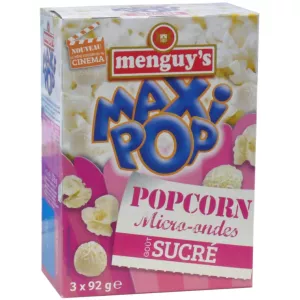 Pop corn sucré 3x92g - MENGUY'S
