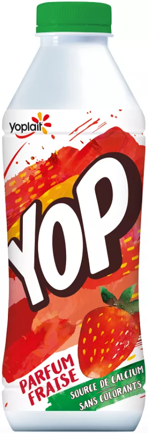 Yaourt à boire aromatisé fraise YOP 825g -  YOPLAIT