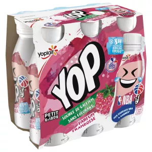 Yaourt a boire Ptit Yop Framboise 6x180g - YOPLAIT