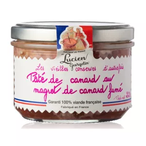 Paté van Gerookte Eendenborst 220g - LUCIEN GEORGELIN