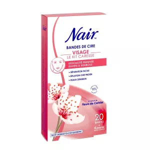 Bande de Cire Visage à la Fleur de Cerisier 20bandes - NAIR