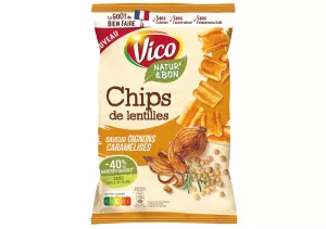 رقائق العدس البصل الكراميل 85G - Vico