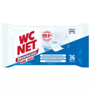 Lingettes Désinfectant Sans Javel  X36 - WC NET