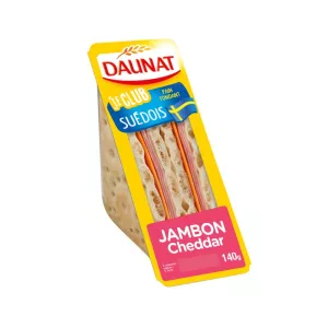 140g Sdw Jambon Cheddar Daunat
