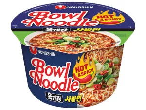 Sopa De Fideos En Tazón Picante 12 X 86 G - Nongshim