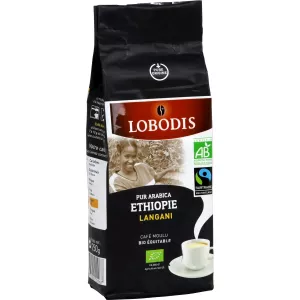 Café moulu bio Ethiopie Langani pur arabica 250g - LOBODIS