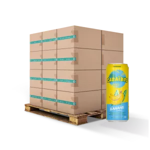 Bananendrank 33Cl FR X24 Slimcararibos - CARAIBOS