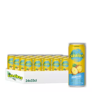 Pineapple Drink 33cl Fr X24 Slim - CARAIBOS