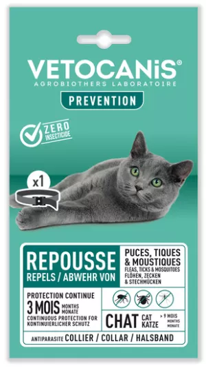 Collier Insectifuge Chat